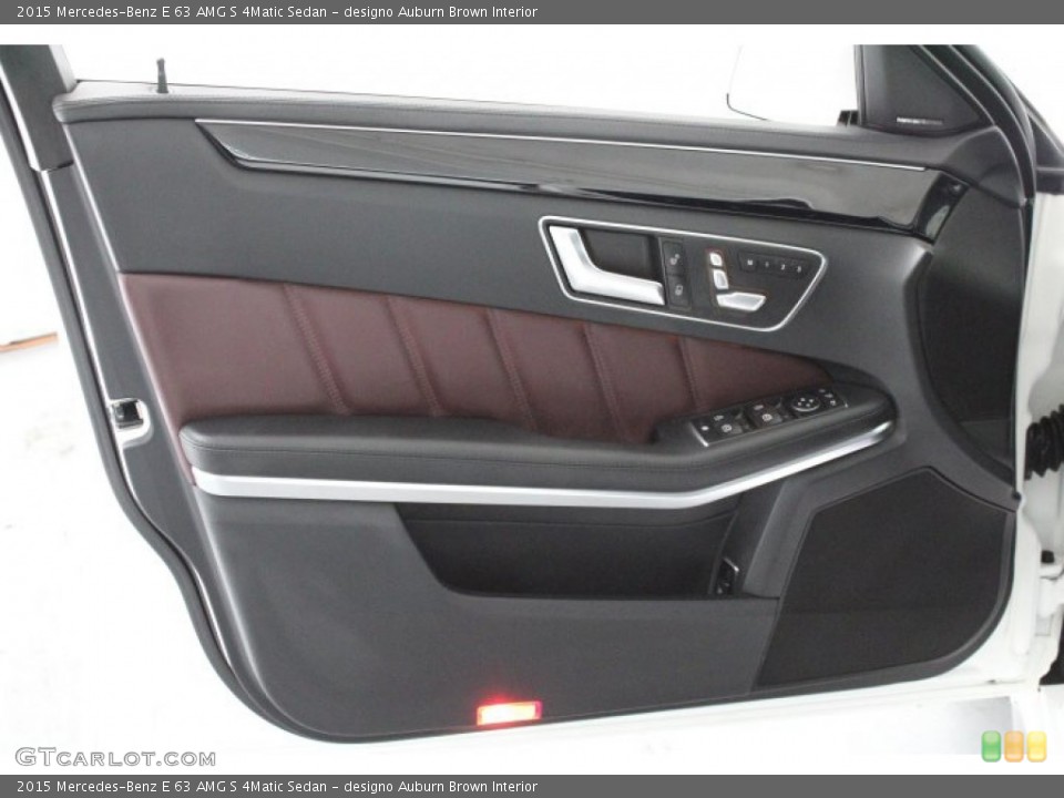 designo Auburn Brown Interior Door Panel for the 2015 Mercedes-Benz E 63 AMG S 4Matic Sedan #146494061