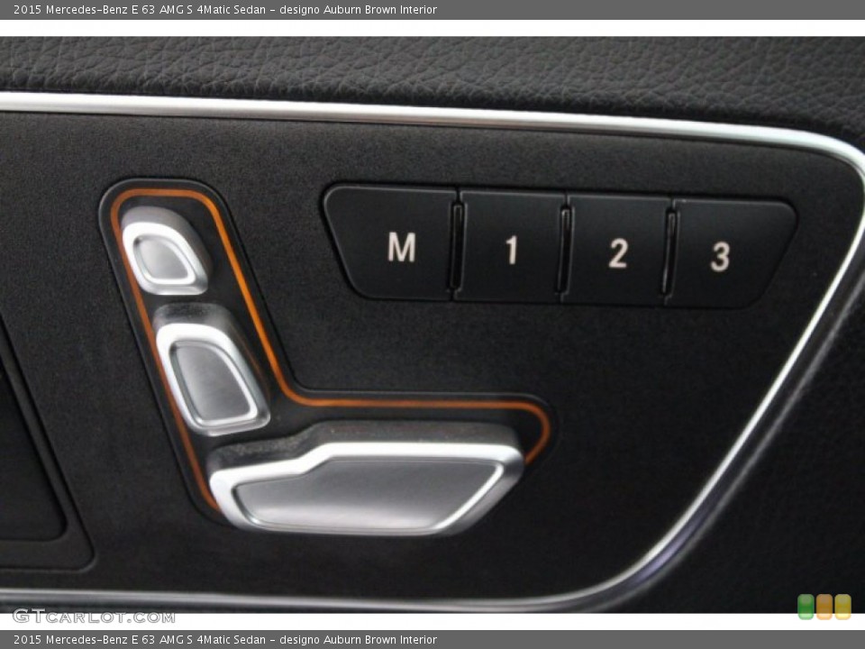 designo Auburn Brown Interior Controls for the 2015 Mercedes-Benz E 63 AMG S 4Matic Sedan #146494078