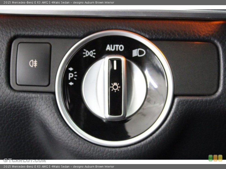 designo Auburn Brown Interior Controls for the 2015 Mercedes-Benz E 63 AMG S 4Matic Sedan #146494084