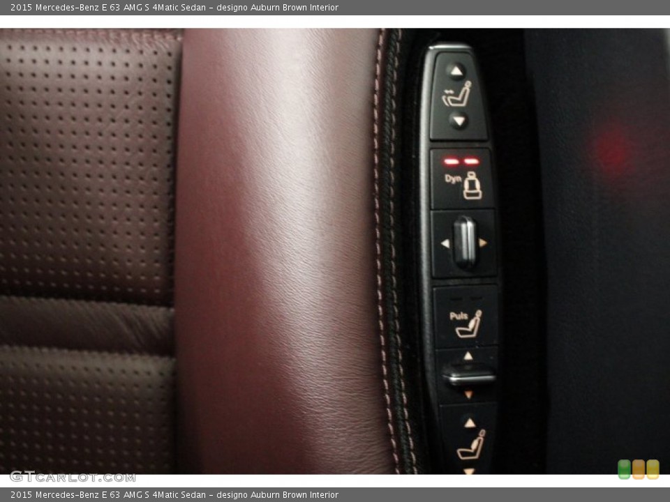 designo Auburn Brown Interior Controls for the 2015 Mercedes-Benz E 63 AMG S 4Matic Sedan #146494087