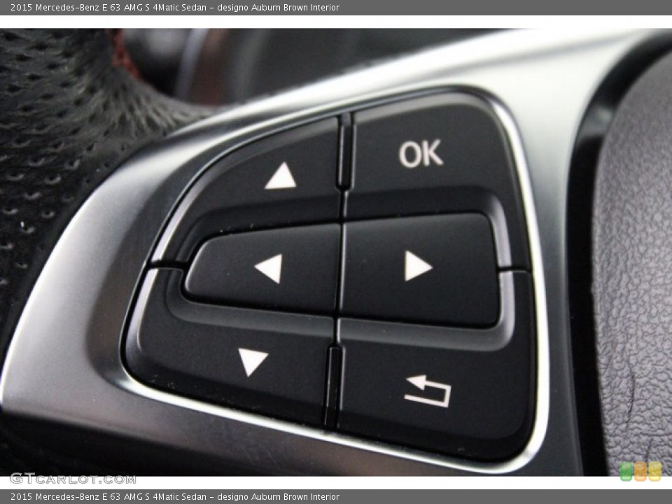 designo Auburn Brown Interior Controls for the 2015 Mercedes-Benz E 63 AMG S 4Matic Sedan #146494093