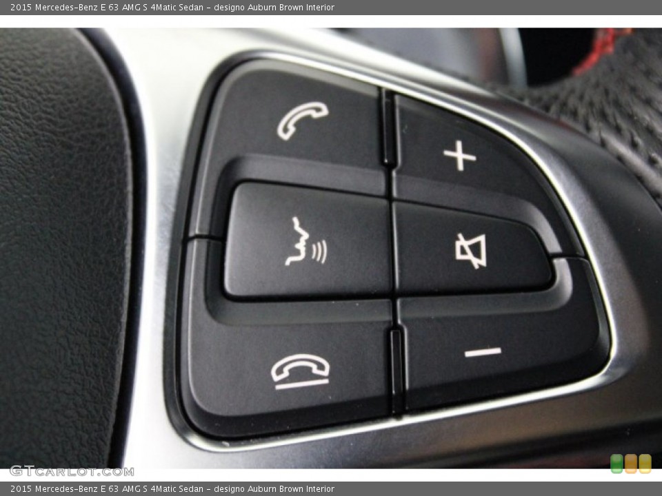 designo Auburn Brown Interior Controls for the 2015 Mercedes-Benz E 63 AMG S 4Matic Sedan #146494096