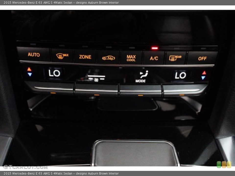 designo Auburn Brown Interior Controls for the 2015 Mercedes-Benz E 63 AMG S 4Matic Sedan #146494117