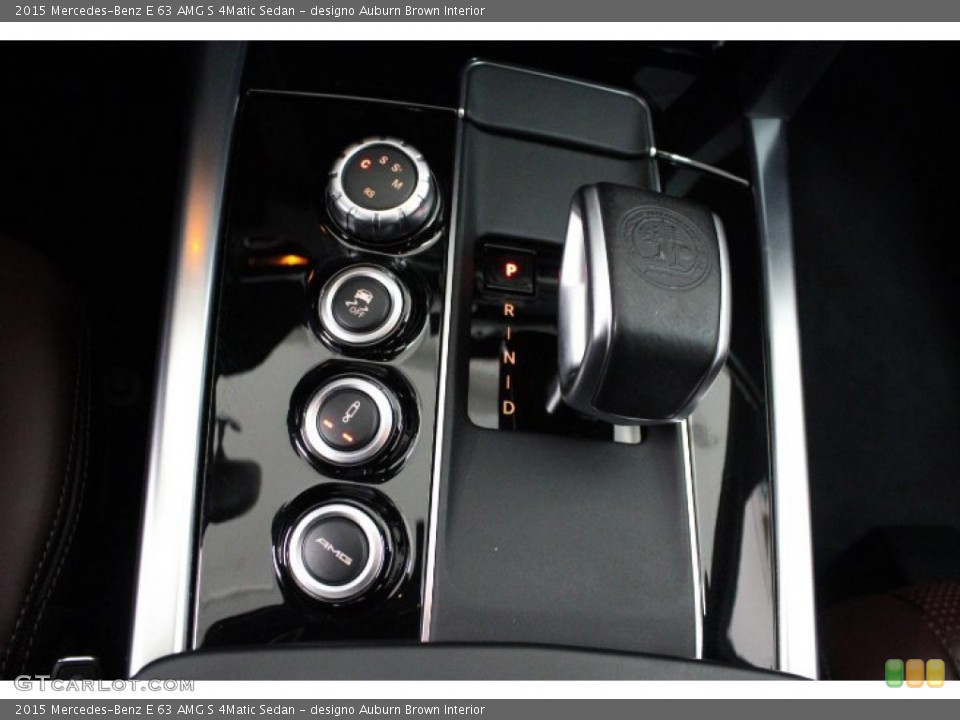 designo Auburn Brown Interior Transmission for the 2015 Mercedes-Benz E 63 AMG S 4Matic Sedan #146494120