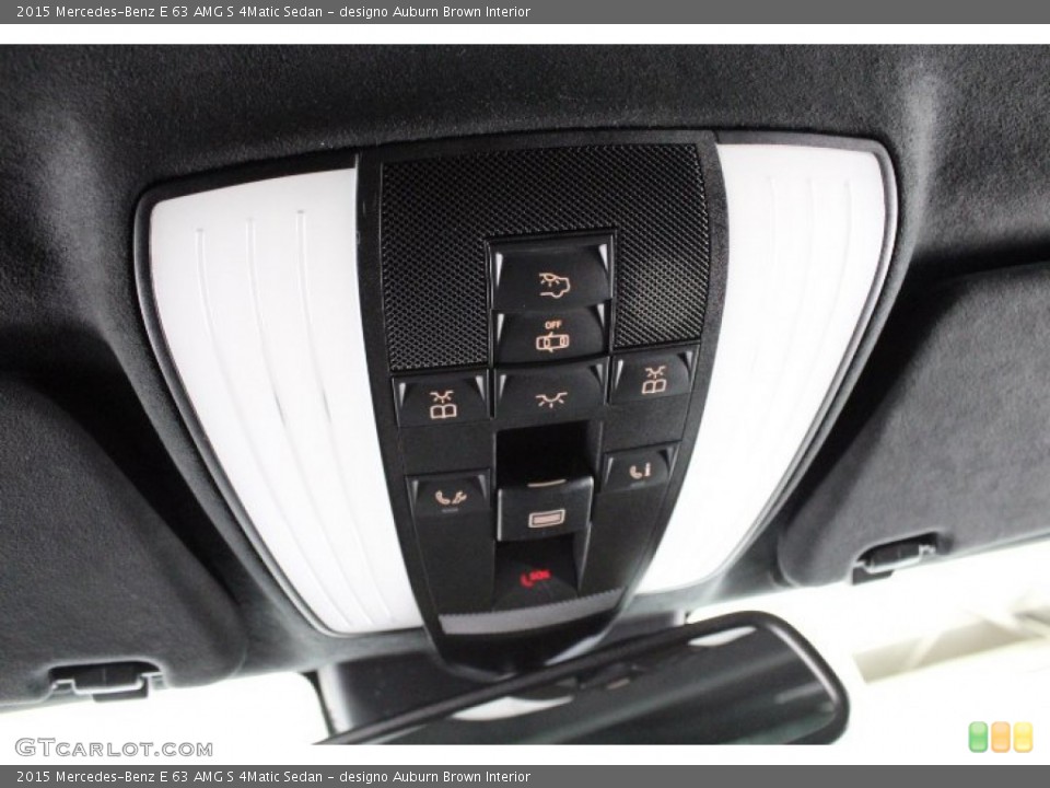 designo Auburn Brown Interior Controls for the 2015 Mercedes-Benz E 63 AMG S 4Matic Sedan #146494129