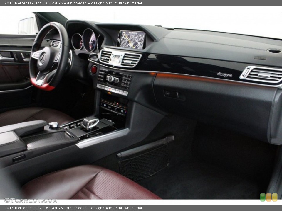 designo Auburn Brown Interior Dashboard for the 2015 Mercedes-Benz E 63 AMG S 4Matic Sedan #146494135