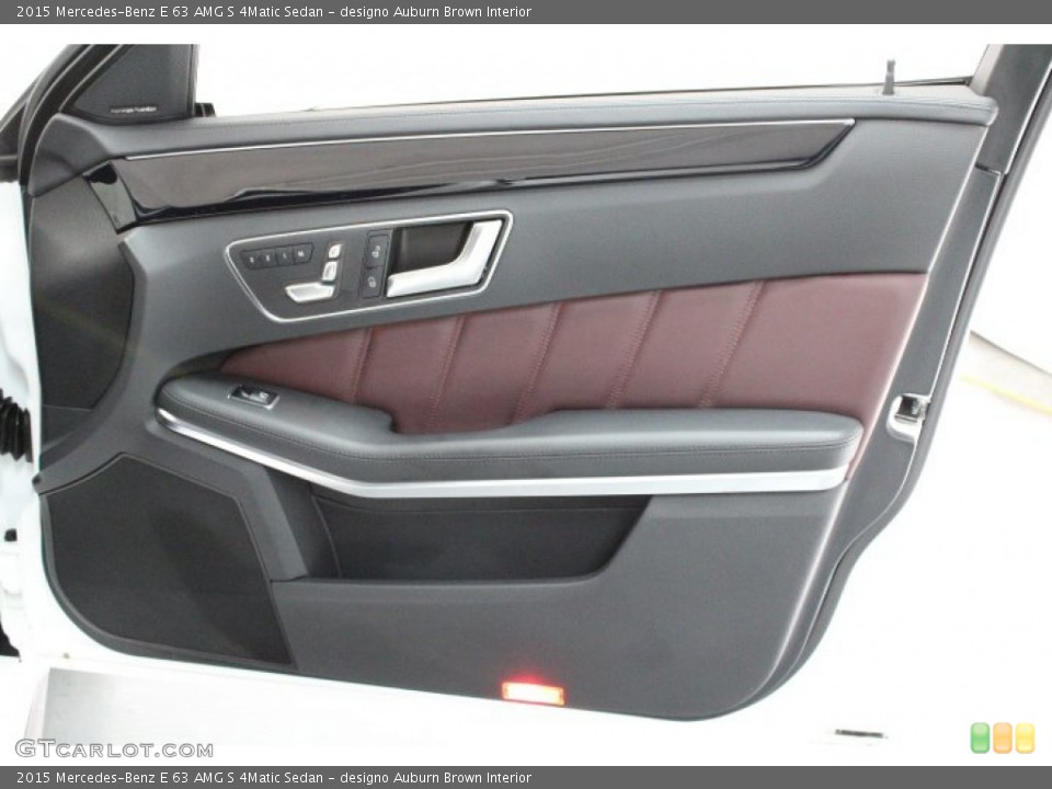 designo Auburn Brown Interior Door Panel for the 2015 Mercedes-Benz E 63 AMG S 4Matic Sedan #146494138