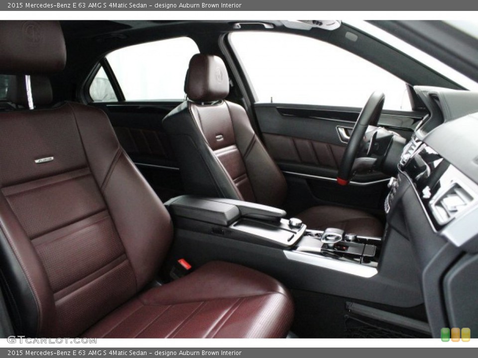 designo Auburn Brown Interior Front Seat for the 2015 Mercedes-Benz E 63 AMG S 4Matic Sedan #146494141