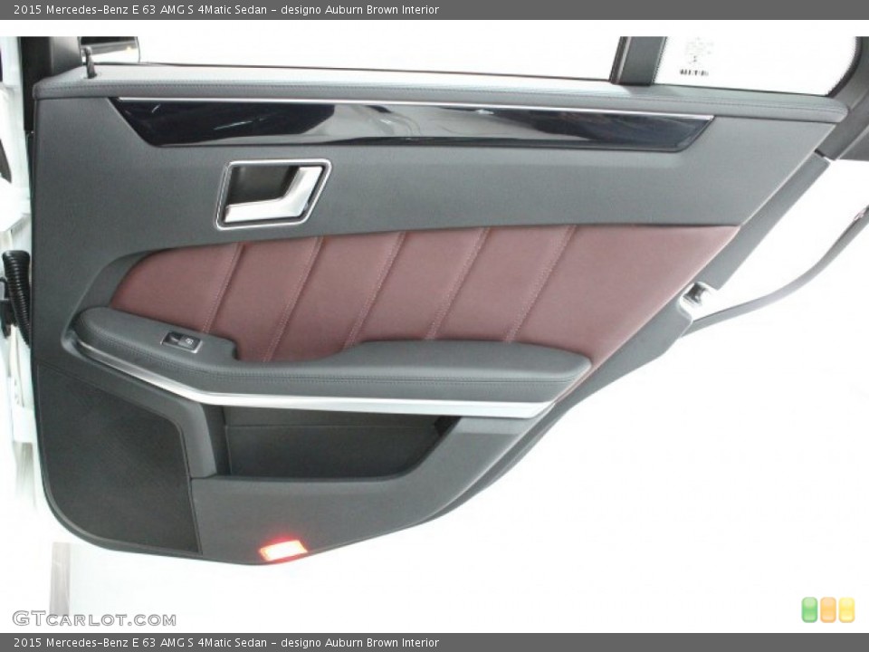designo Auburn Brown Interior Door Panel for the 2015 Mercedes-Benz E 63 AMG S 4Matic Sedan #146494144