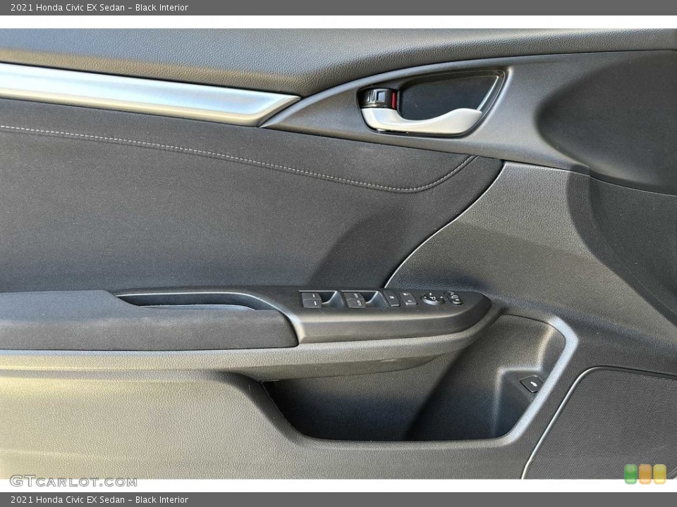 Black Interior Door Panel for the 2021 Honda Civic EX Sedan #146494916