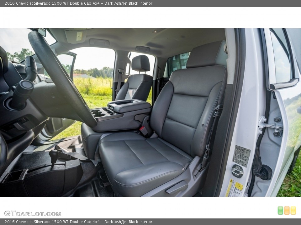 Dark Ash/Jet Black Interior Front Seat for the 2016 Chevrolet Silverado 1500 WT Double Cab 4x4 #146496793