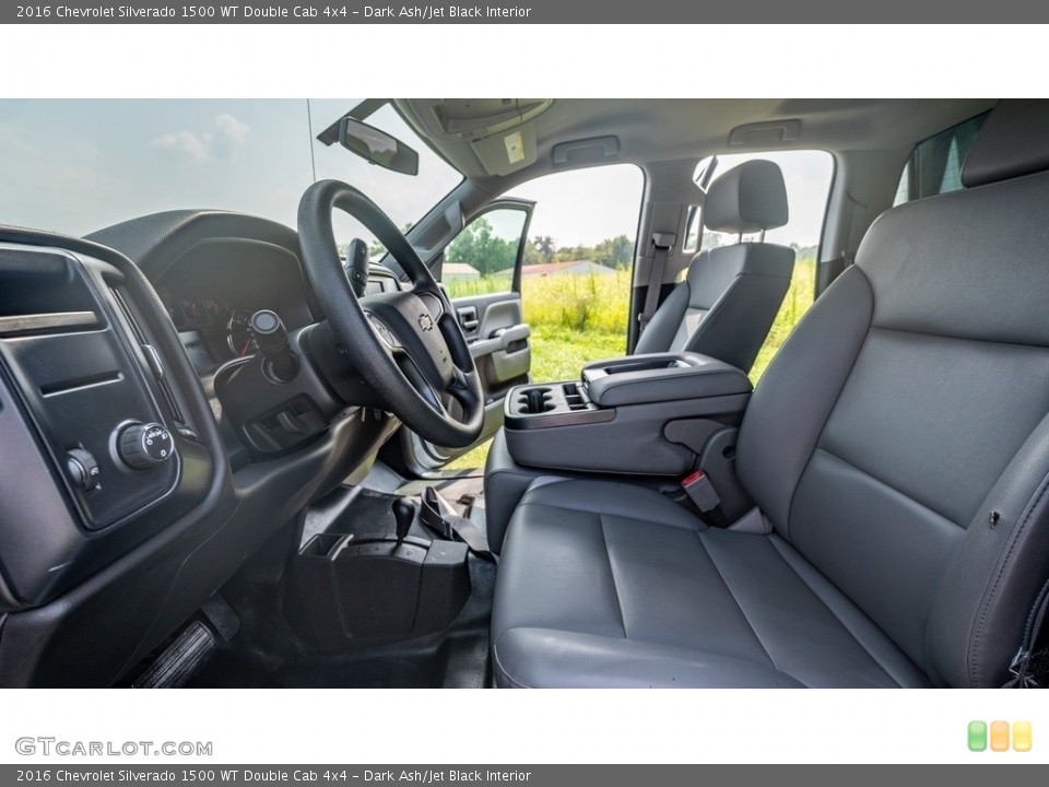 Dark Ash/Jet Black Interior Front Seat for the 2016 Chevrolet Silverado 1500 WT Double Cab 4x4 #146496808
