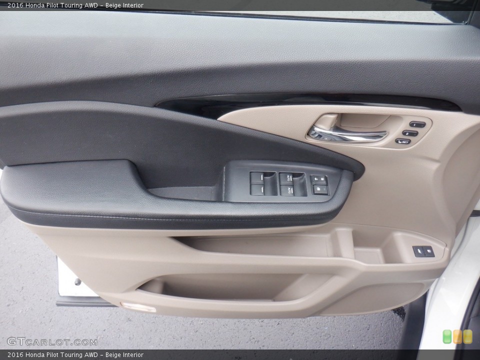 Beige Interior Door Panel for the 2016 Honda Pilot Touring AWD #146496850