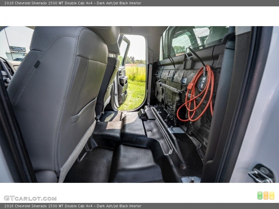 Dark Ash/Jet Black Interior Rear Seat for the 2016 Chevrolet Silverado 1500 WT Double Cab 4x4 #146496856