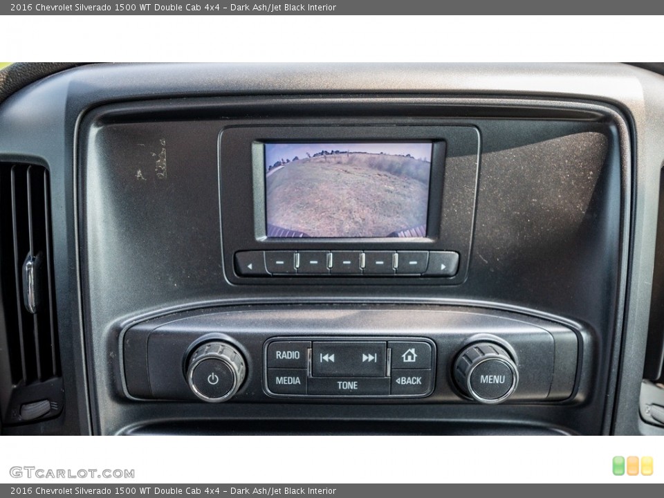 Dark Ash/Jet Black Interior Controls for the 2016 Chevrolet Silverado 1500 WT Double Cab 4x4 #146496979