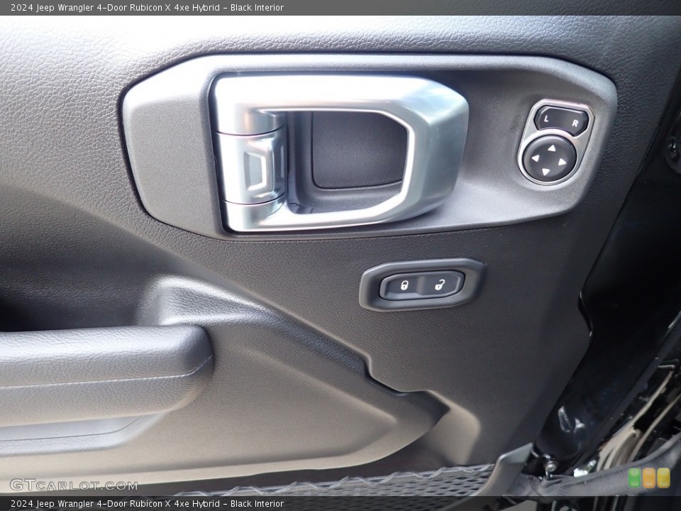 Black Interior Door Panel for the 2024 Jeep Wrangler 4-Door Rubicon X 4xe Hybrid #146497069