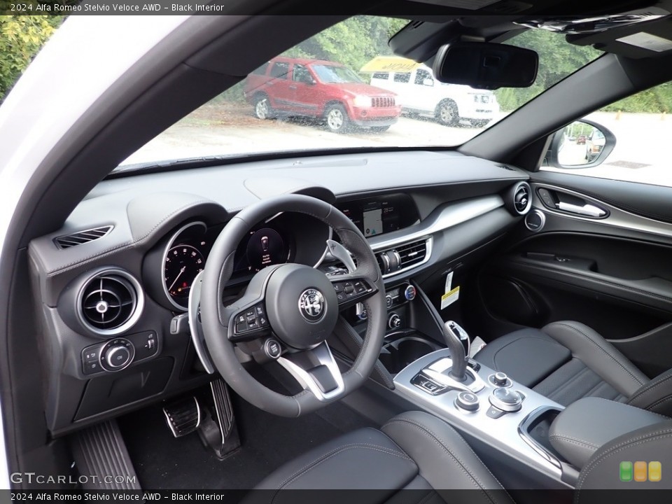 Black Interior Dashboard for the 2024 Alfa Romeo Stelvio Veloce AWD #146497867