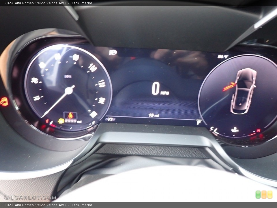 Black Interior Gauges for the 2024 Alfa Romeo Stelvio Veloce AWD #146497924