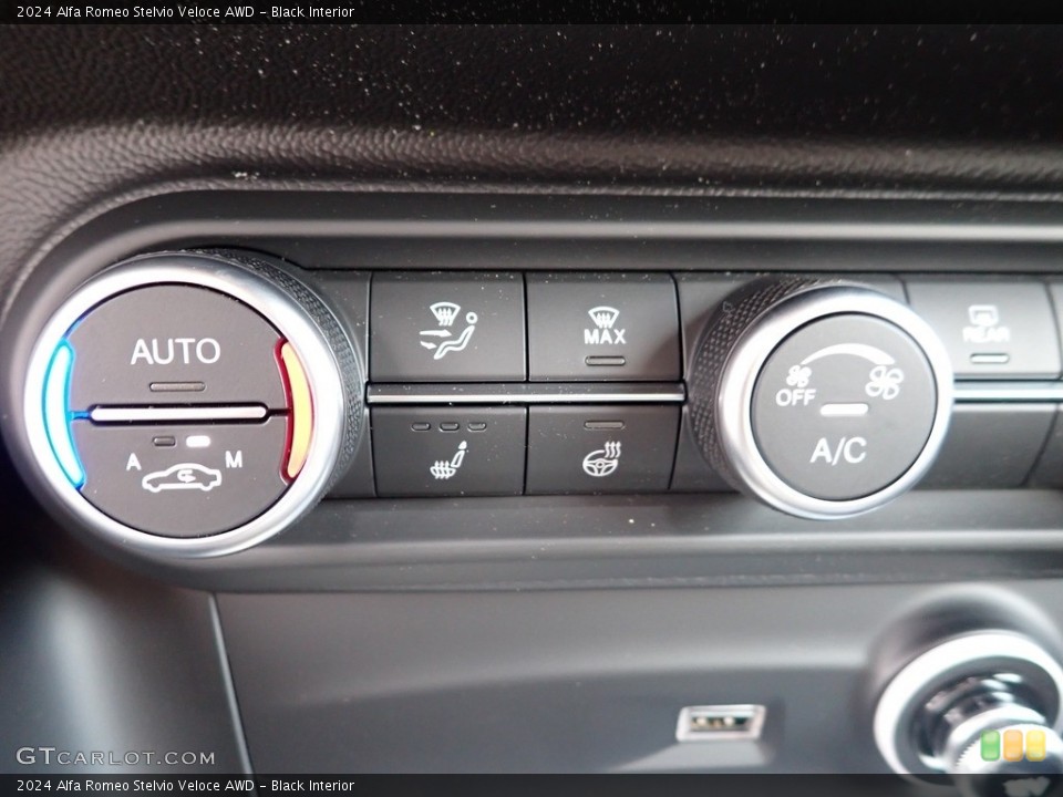 Black Interior Controls for the 2024 Alfa Romeo Stelvio Veloce AWD #146497936