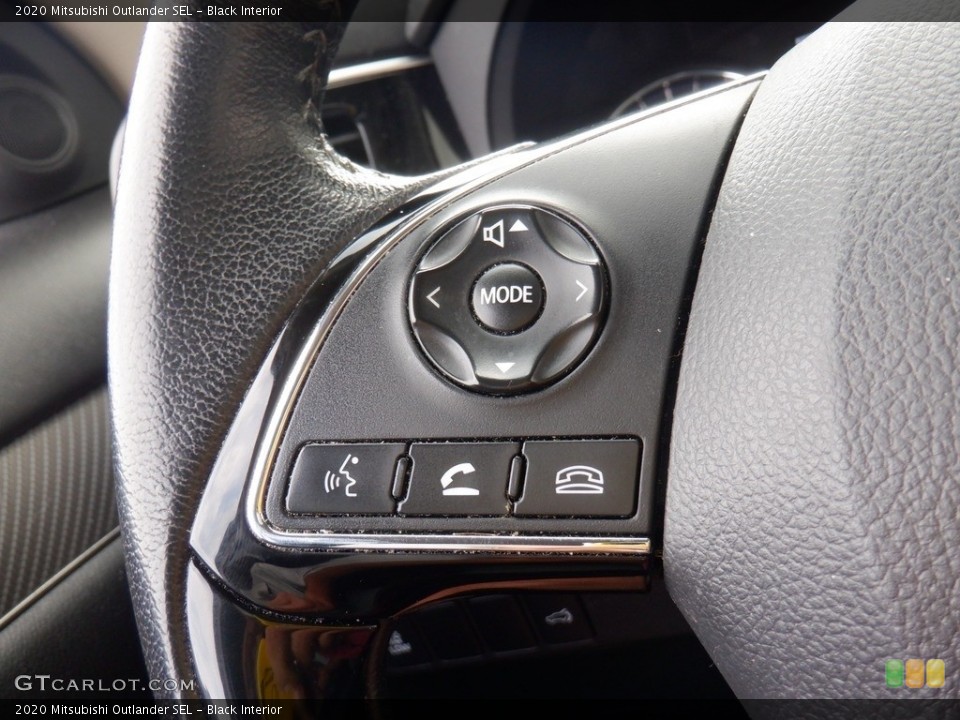 Black Interior Steering Wheel for the 2020 Mitsubishi Outlander SEL #146497990