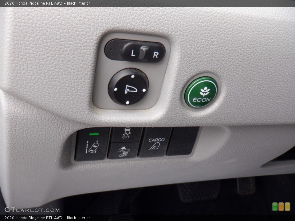 Black Interior Controls for the 2020 Honda Ridgeline RTL AWD #146498272