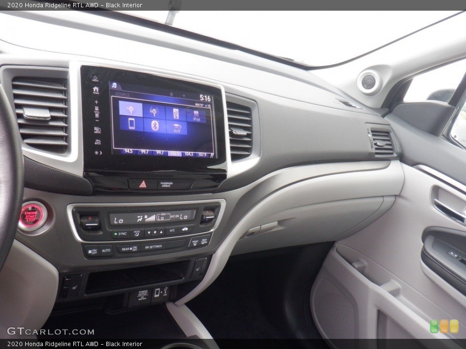 Black Interior Dashboard for the 2020 Honda Ridgeline RTL AWD #146498323