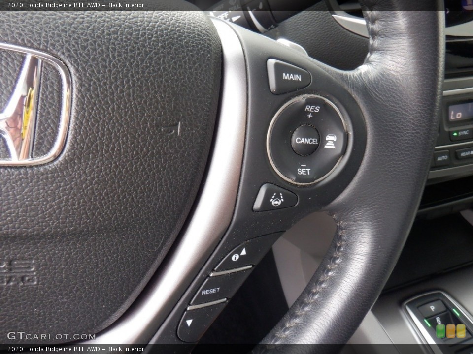 Black Interior Steering Wheel for the 2020 Honda Ridgeline RTL AWD #146498395