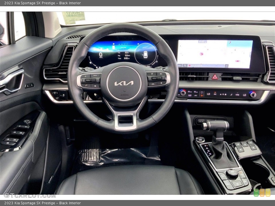 Black Interior Controls for the 2023 Kia Sportage SX Prestige #146499188