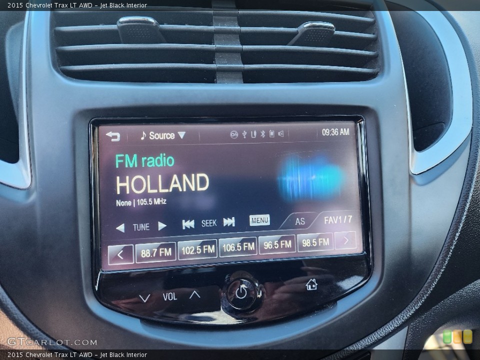 Jet Black Interior Controls for the 2015 Chevrolet Trax LT AWD #146499394