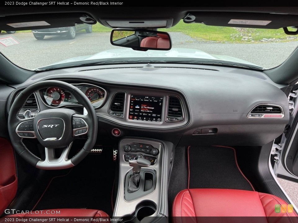 Demonic Red/Black Interior Dashboard for the 2023 Dodge Challenger SRT Hellcat #146499425