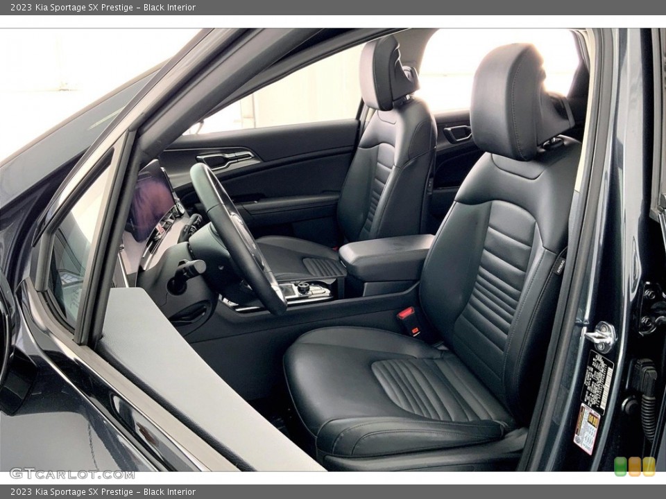 Black Interior Front Seat for the 2023 Kia Sportage SX Prestige #146499535