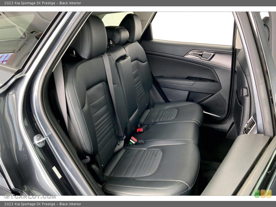 Black Interior Rear Seat for the 2023 Kia Sportage SX Prestige #146499556