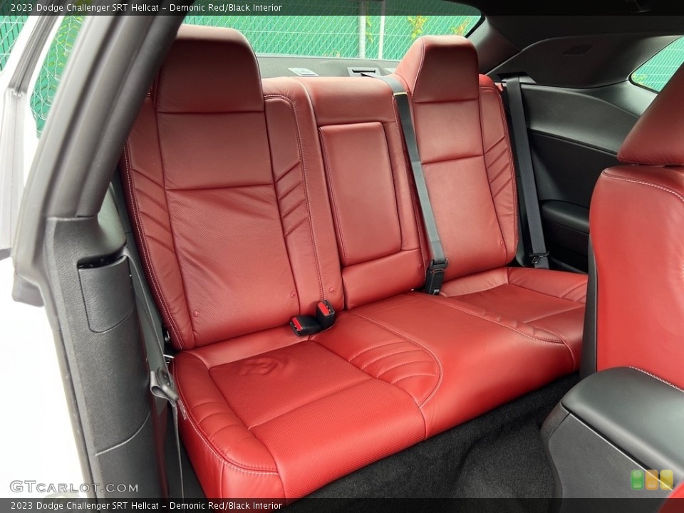 Demonic Red/Black Interior Rear Seat for the 2023 Dodge Challenger SRT Hellcat #146499559