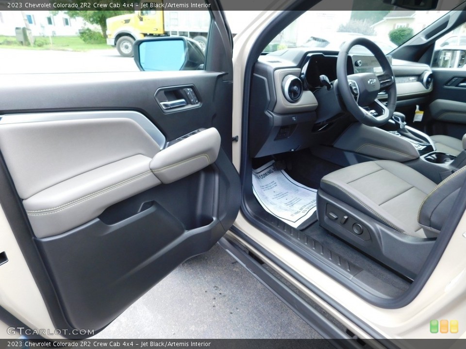 Jet Black/Artemis Interior Front Seat for the 2023 Chevrolet Colorado ZR2 Crew Cab 4x4 #146499575