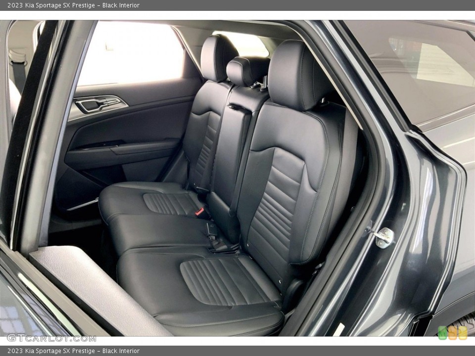 Black Interior Rear Seat for the 2023 Kia Sportage SX Prestige #146499579