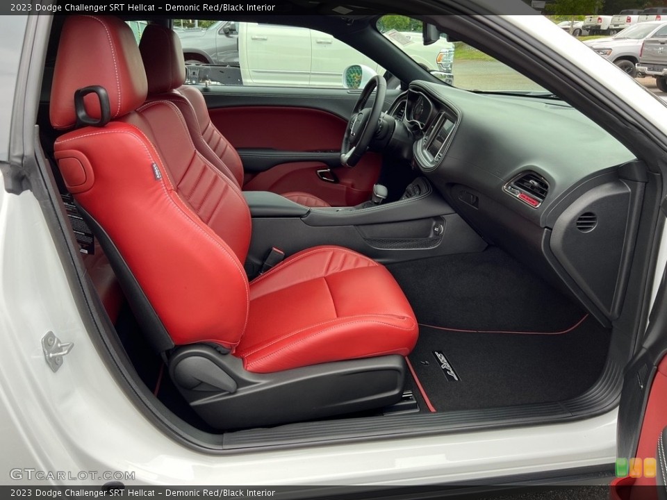 Demonic Red/Black Interior Front Seat for the 2023 Dodge Challenger SRT Hellcat #146499585