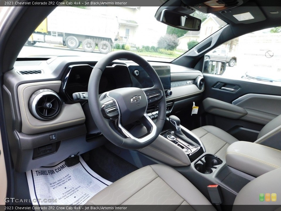 Jet Black/Artemis Interior Front Seat for the 2023 Chevrolet Colorado ZR2 Crew Cab 4x4 #146499666