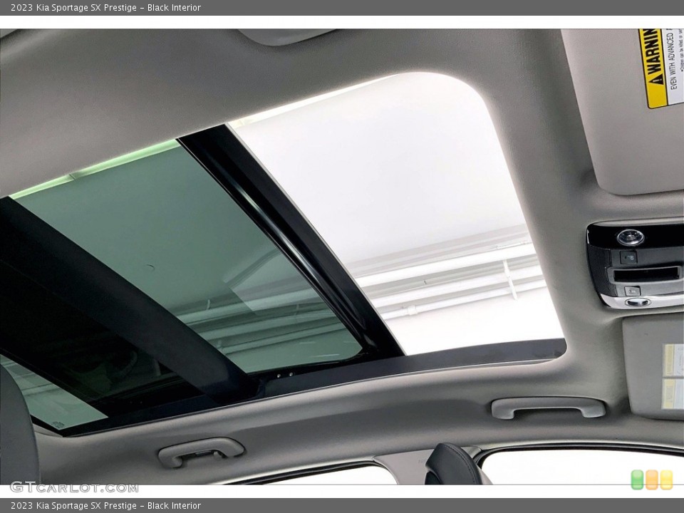 Black Interior Sunroof for the 2023 Kia Sportage SX Prestige #146499697
