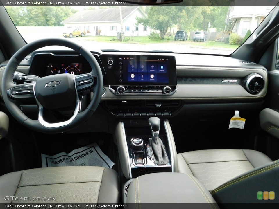 Jet Black/Artemis Interior Dashboard for the 2023 Chevrolet Colorado ZR2 Crew Cab 4x4 #146500129
