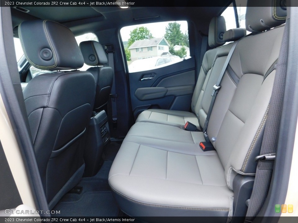 Jet Black/Artemis Interior Rear Seat for the 2023 Chevrolet Colorado ZR2 Crew Cab 4x4 #146500222