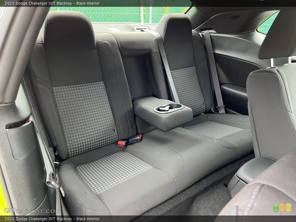 Black Interior Rear Seat for the 2023 Dodge Challenger SXT Blacktop #146500271