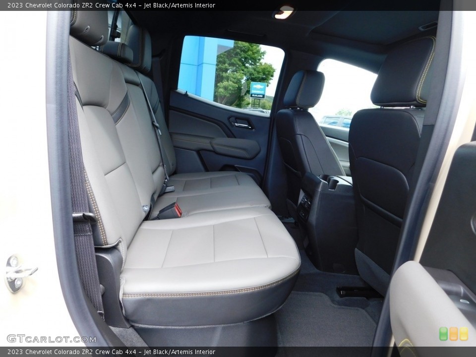 Jet Black/Artemis Interior Rear Seat for the 2023 Chevrolet Colorado ZR2 Crew Cab 4x4 #146500279