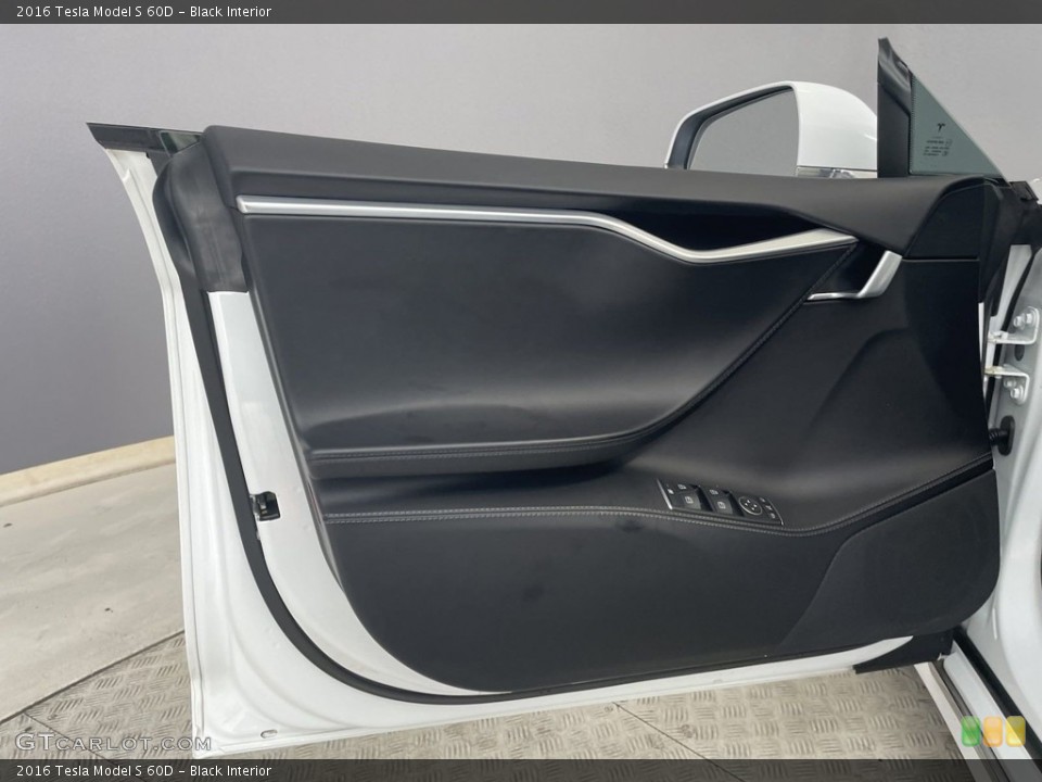 Black Interior Door Panel for the 2016 Tesla Model S 60D #146500288