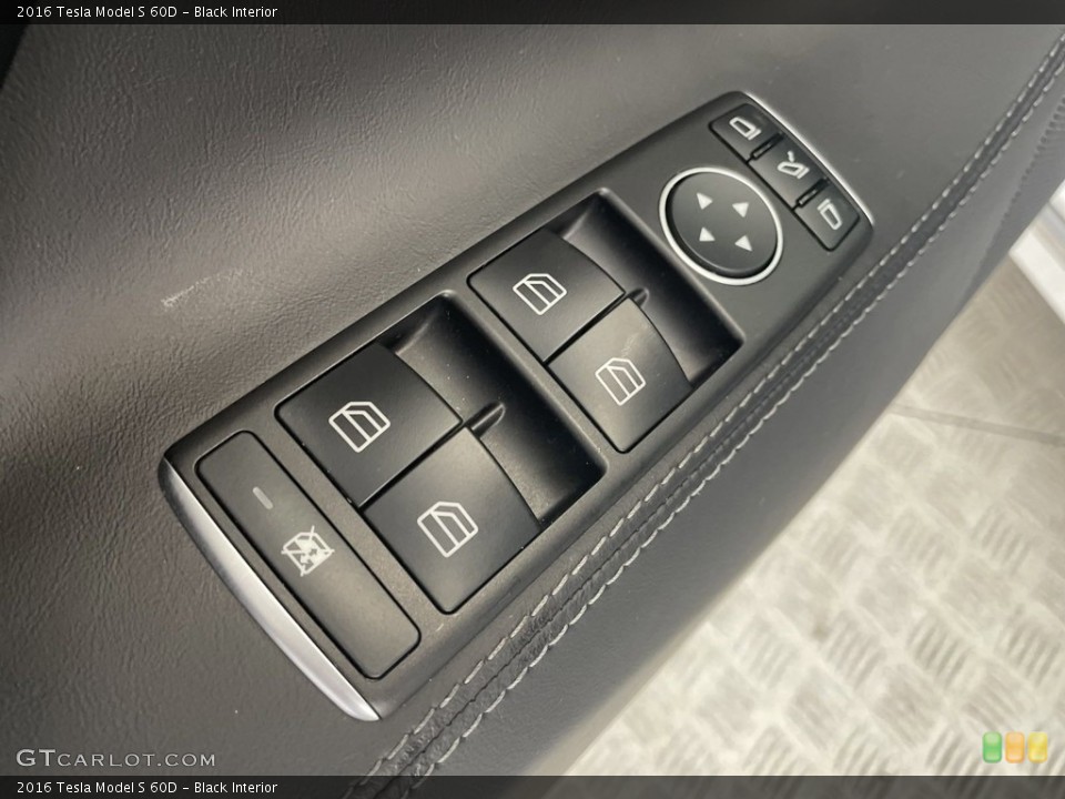 Black Interior Controls for the 2016 Tesla Model S 60D #146500309