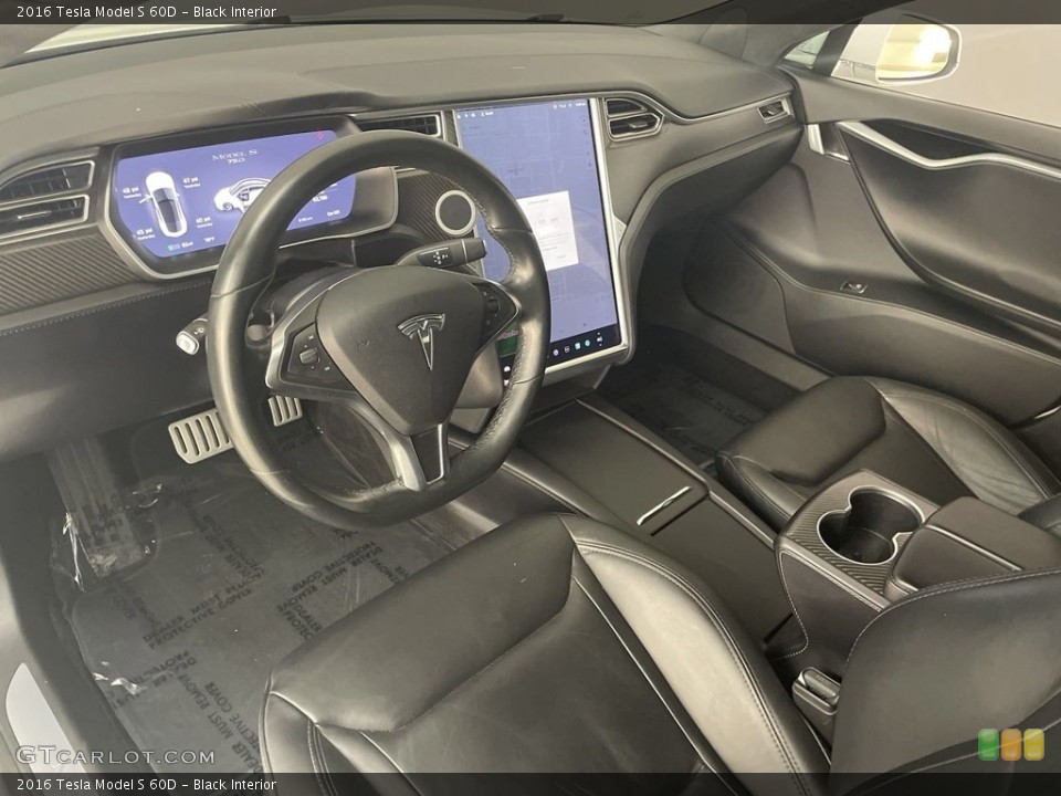 Black Interior Photo for the 2016 Tesla Model S 60D #146500351