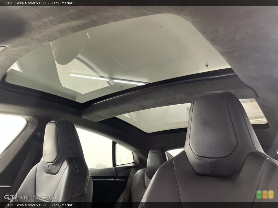 Black Interior Sunroof for the 2016 Tesla Model S 60D #146500609