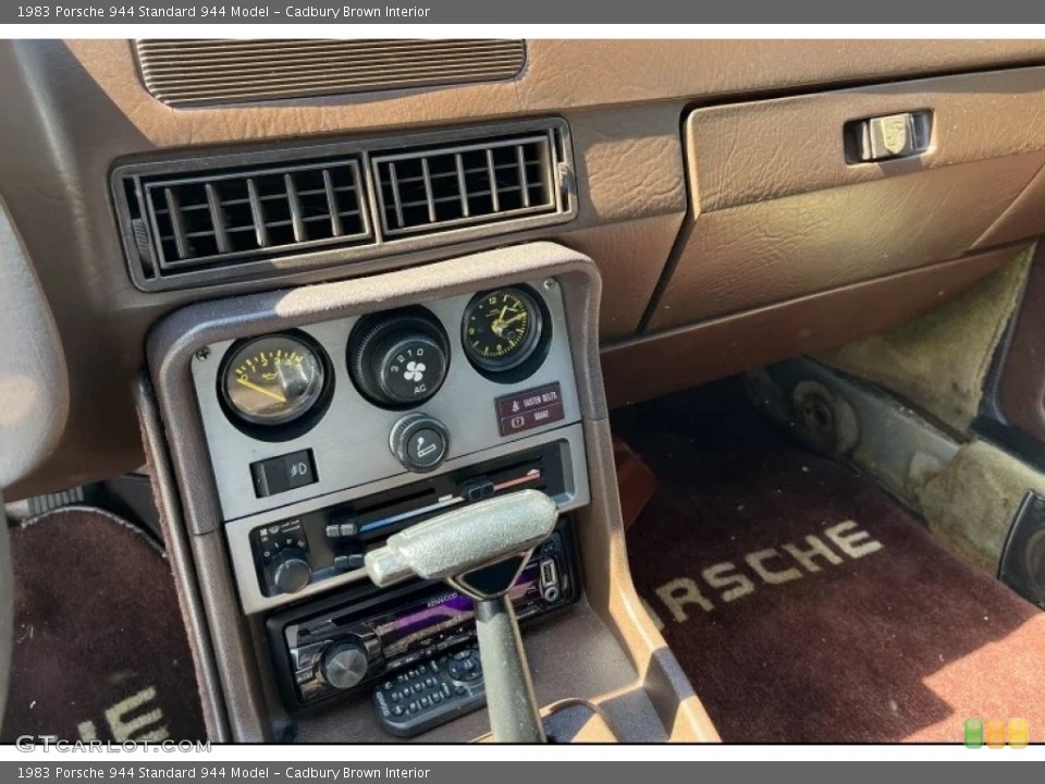 Cadbury Brown Interior Controls for the 1983 Porsche 944  #146500780