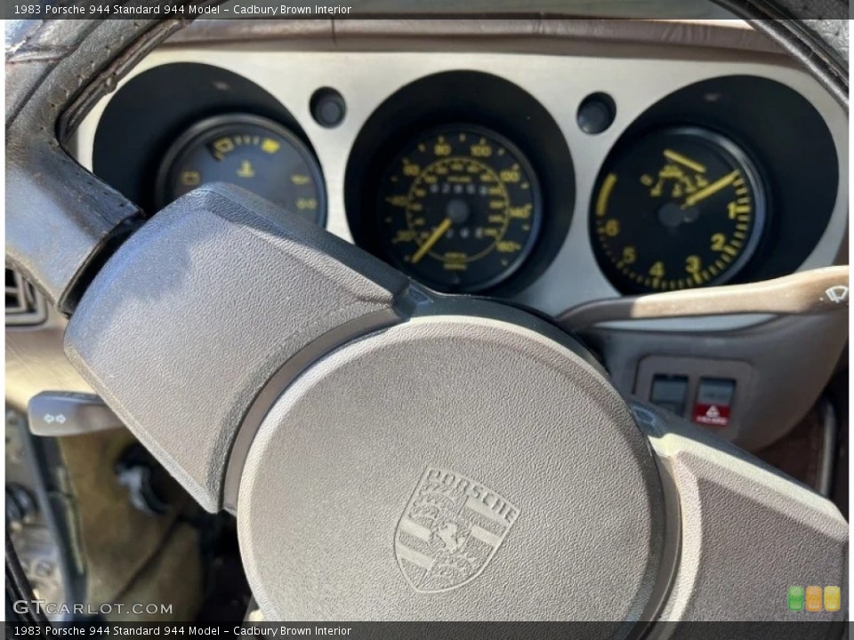 Cadbury Brown Interior Gauges for the 1983 Porsche 944  #146500801