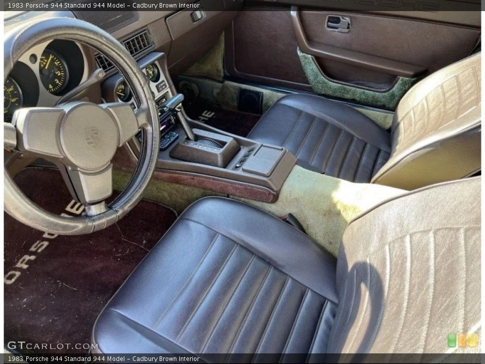 Cadbury Brown Interior Photo for the 1983 Porsche 944  #146500816