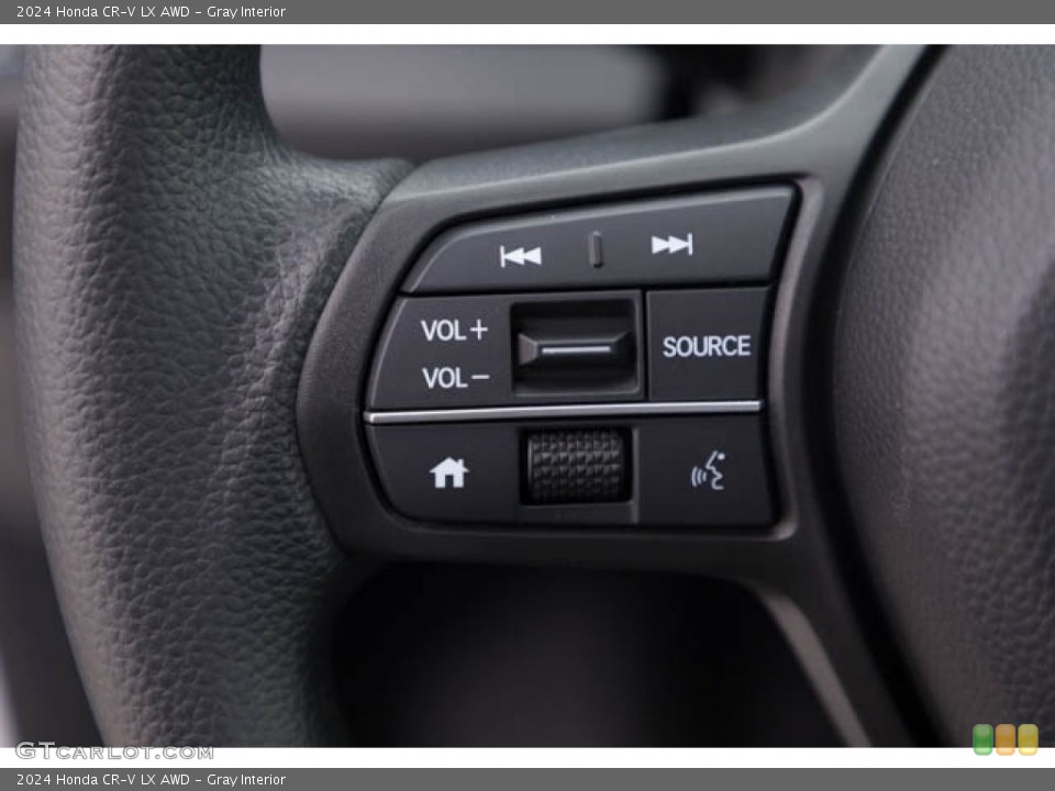 Gray Interior Steering Wheel for the 2024 Honda CR-V LX AWD #146500828